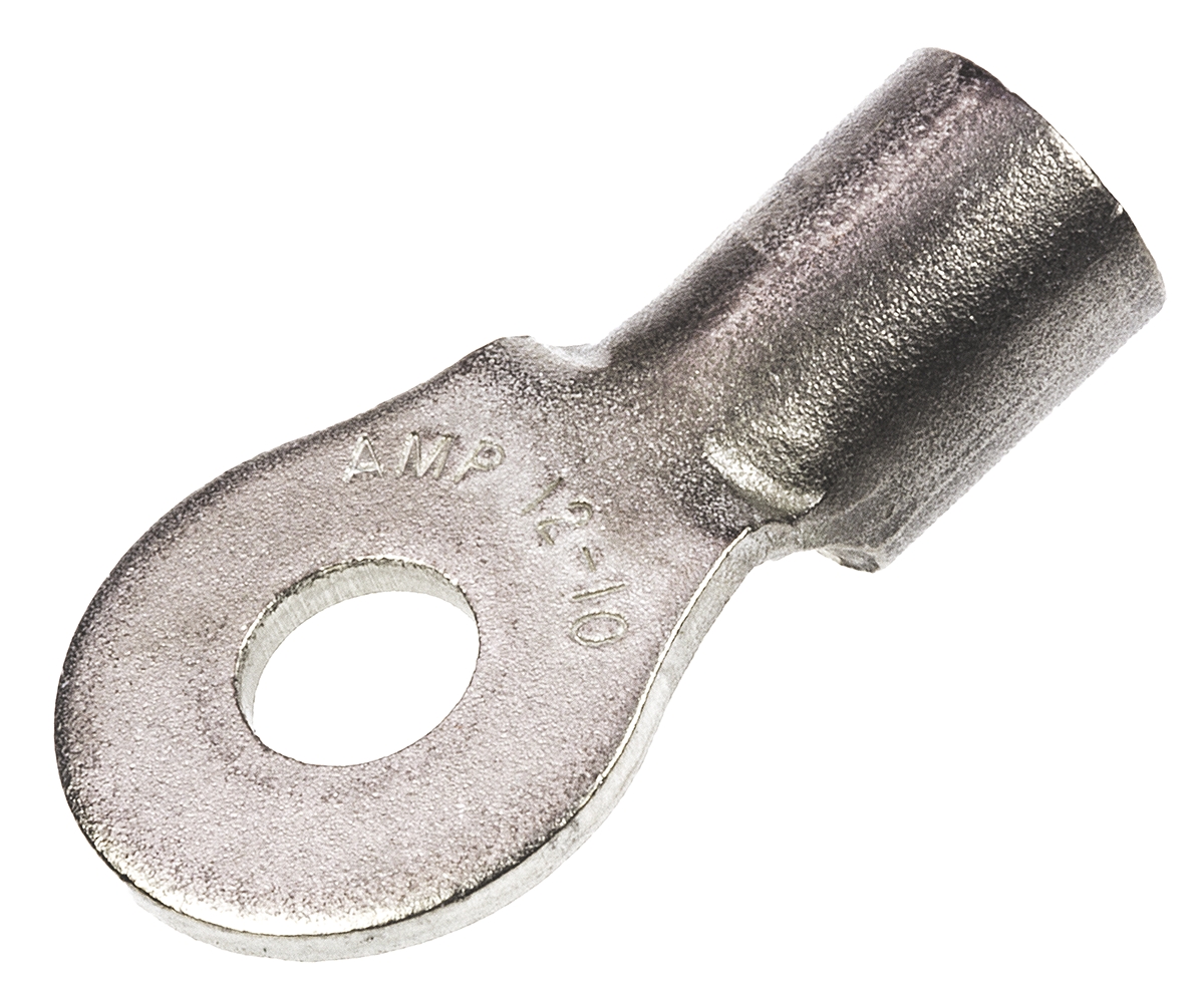 TE Connectivity, STRATO-THERM Uninsulated Ring Terminal, M3.5 Stud Size, 2.6mm² to 6.6mm² Wire Size