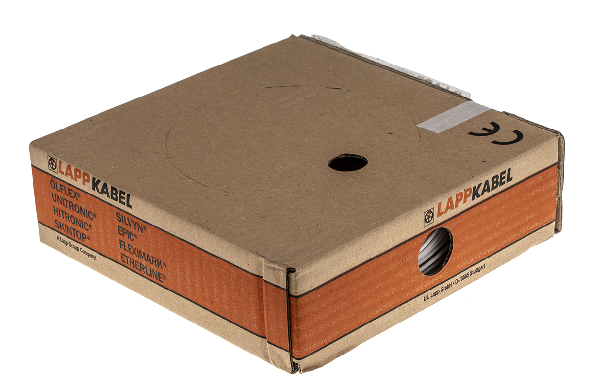 Lapp ÖLFLEX® H07Z-K 90° Series White 1.5 mm² Hook Up Wire, 15 AWG, 100m, 4726051