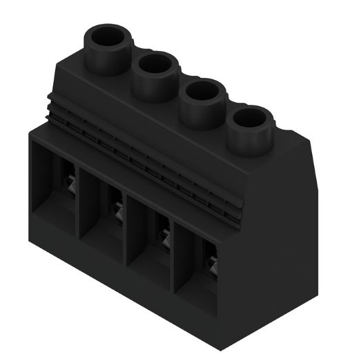 Weidmuller LXXX Series PCB Terminal, 4-Contact, 15mm Pitch, PCB Mount, 1-Row, PCB Termination