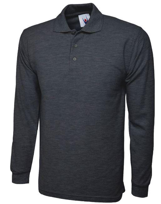 Uneek UC113 Charcoal Cotton, Polyester Polo Shirt, UK- 3XL, EUR- 3XL