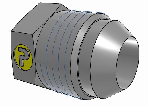 Parker End Cap 12mm x 24mm
