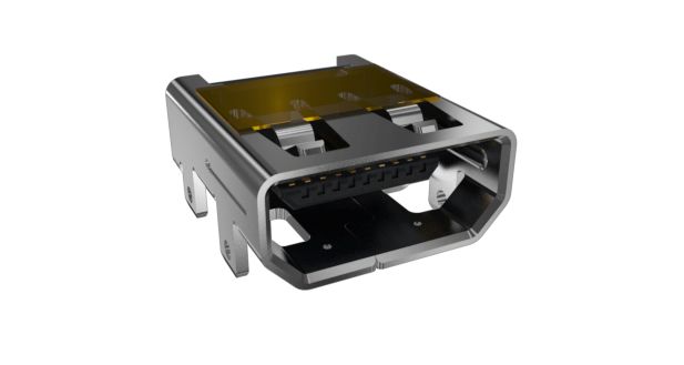 Amphenol Communications Solutions, SMT, Socket- 5 Port Type B 2.0 USB Connector