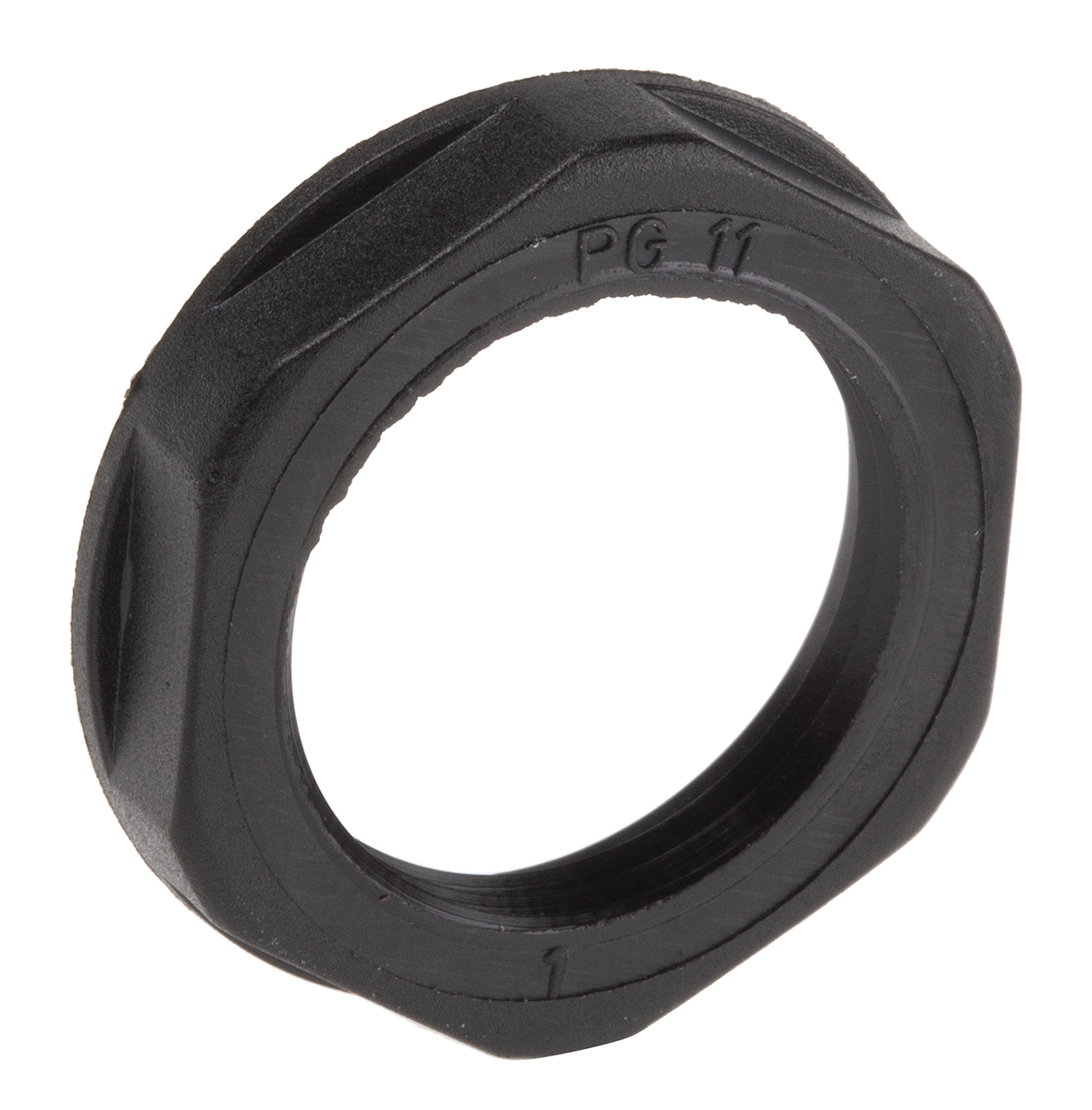 Lapp Black Fibreglass PA Cable Gland Locknut, PG11 Thread, IP68