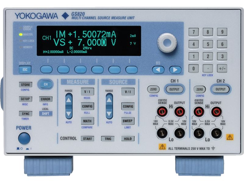 Yokogawa GS820 Series Source Meter, 50 V, 2.00000 A