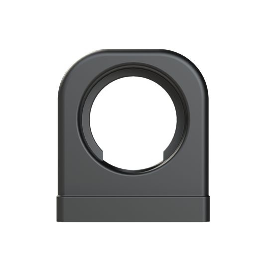 One Piece Conduit Support System, Conduit Fitting, 17mm Nominal Size, Polyamide 6, Black