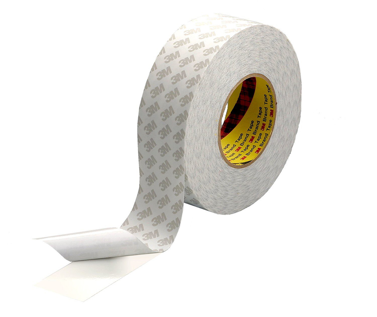 3M 9080HL White Double Sided Paper Tape, 0.16mm Thick, 7.5 N/cm, Paper Backing, 25mm x 50m
