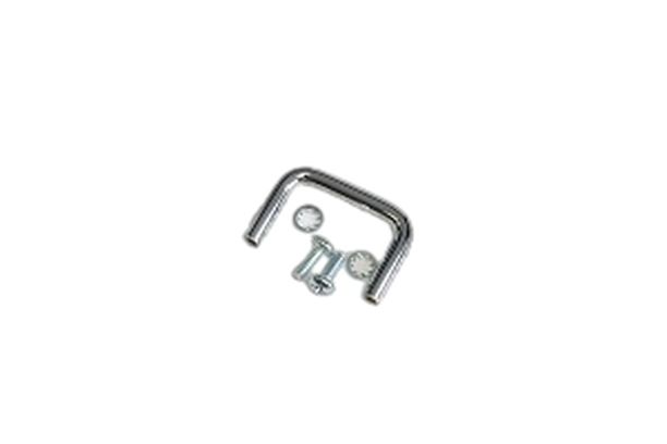 Hammond Chrome Steel Drawer Handle 25 mm Height, 37mm Width, 5mm Length