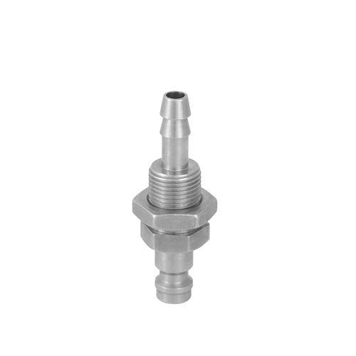 RS PRO Brass Male Pneumatic Quick Connect Coupling, M10 x 1 Male 4mm Hose Barb