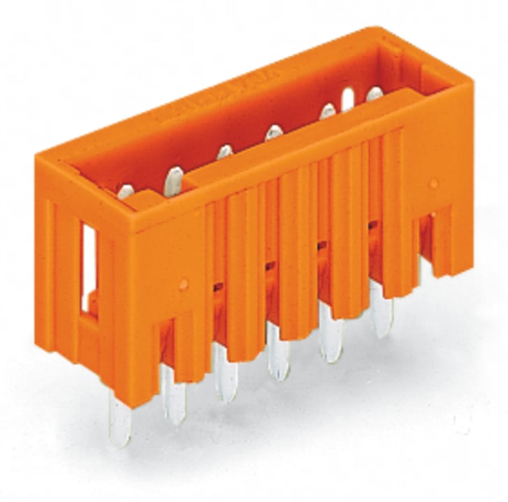WAGO 734 Series Straight Through Hole Header, 16 Contact(s), 3.5 mm Pitch, 1 Row, Shrouded