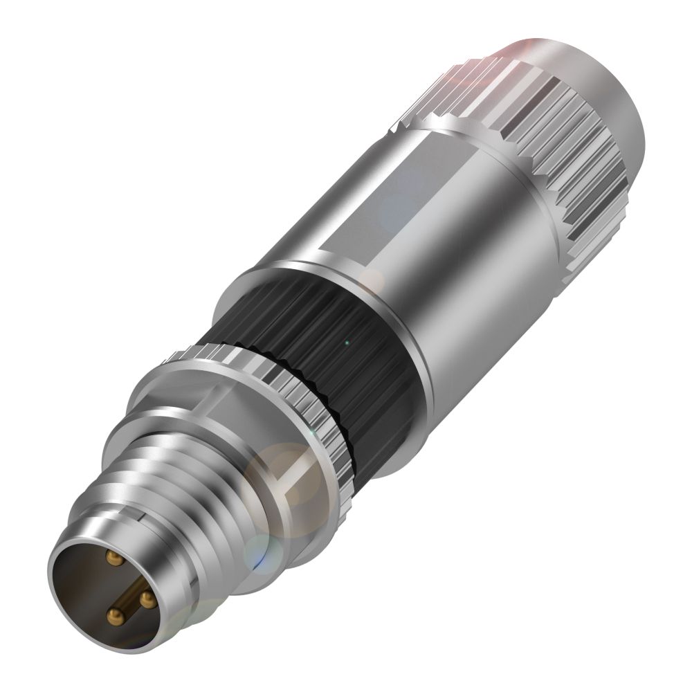 BALLUFF Circular Connector, 4 Contacts, Cable, M8 Connector, Plug, IP67, BKS-S218-RT14 Series