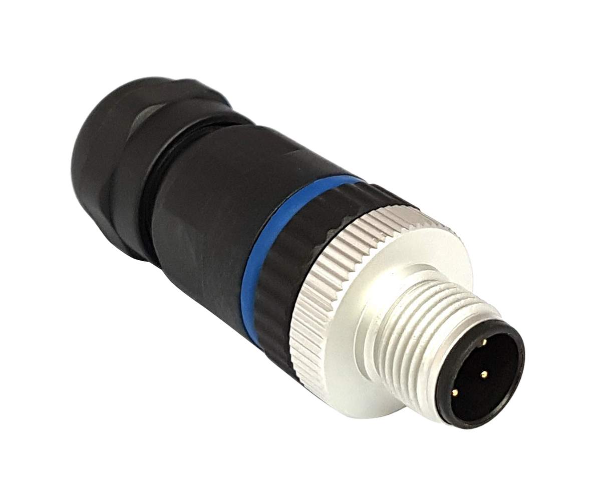 Bulgin Circular Connector, 5 Contacts, Panel, M12 Connector, Plug, Male, IP67, Buccaneer M12 Series