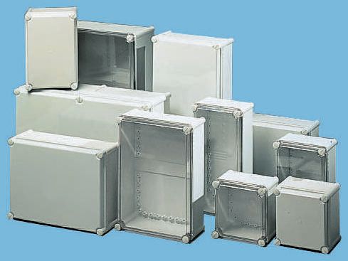 Fibox SOLID PC Series Grey Polycarbonate Enclosure, IP67, Transparent Lid, 558 x 278 x 130mm