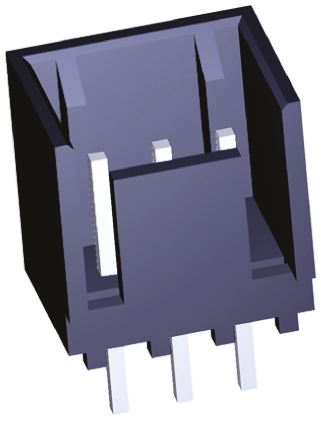 TE Connectivity MTA-100 Series Straight Through Hole PCB Header, 3 Contact(s), 2.54 mm Pitch, 1 Row, Shrouded