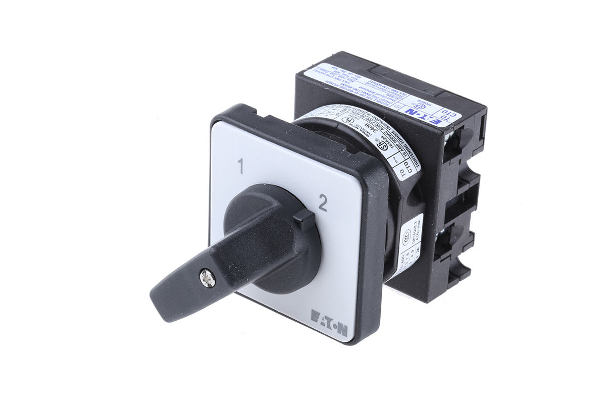 Eaton, SP 2 Position 90° Changeover Cam Switch, 690V ac, 20A, Knob Actuator
