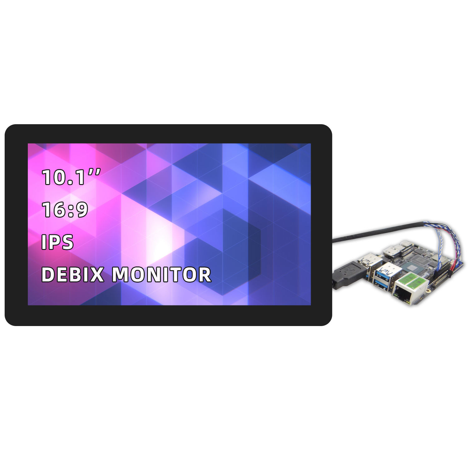 Okdo HC101IK25050-D59V.C, DEBIX SBC Screen TFT