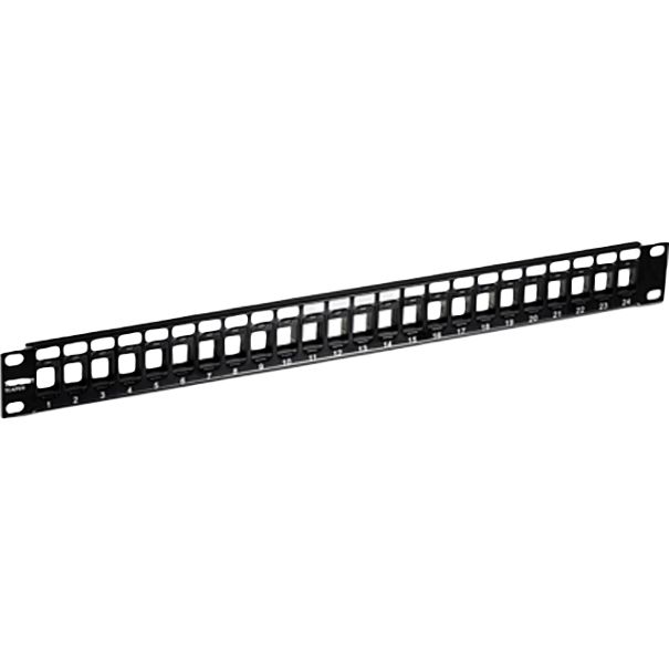 Trendnet TC Series Cat6 24 Port Patch Panel 45mm Black
