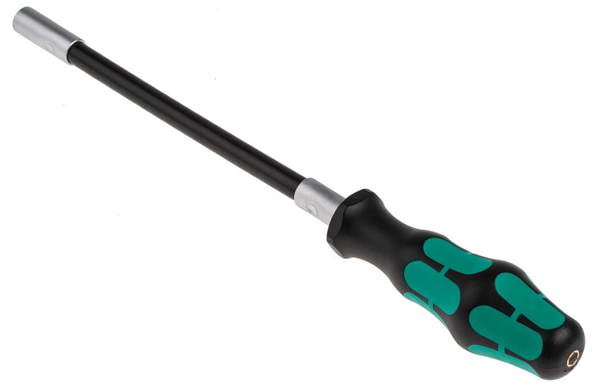 Wera Hexagon Screwdriver, 7 mm Tip, 167 mm Blade, 265 mm Overall