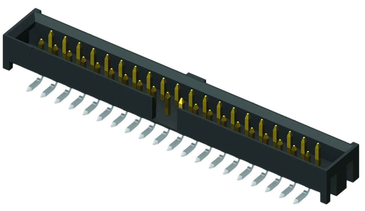 Samtec STMM Series Straight Surface PCB Header, 10 Contact(s), 2 mm Pitch, 2 Row, Shrouded