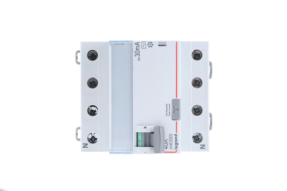 Legrand DX3 RCCB, 40A, 3+N Pole, 30mA, Type AC