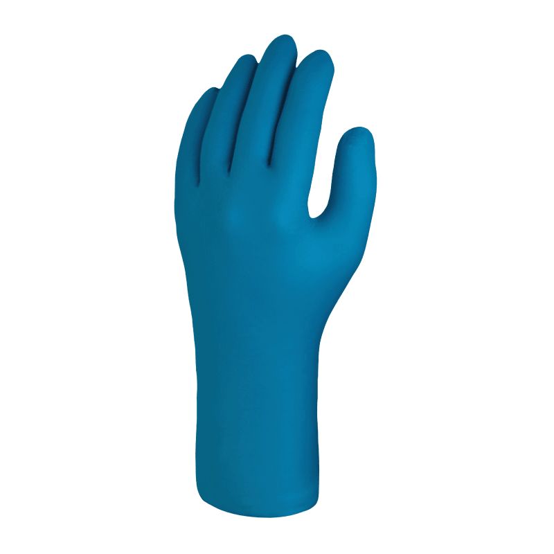 Skytec TX830 Blue Powder-Free Nitrile Disposable Gloves, Size XXL, 50 per Pack