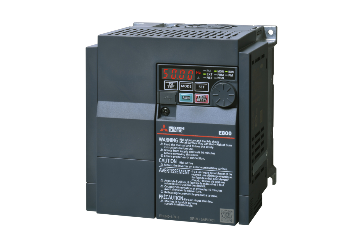 Mitsubishi Electric Inverter Module, 3.7 kW, 3 Phase, 480 V, 9.5 A, FR-E800 Series