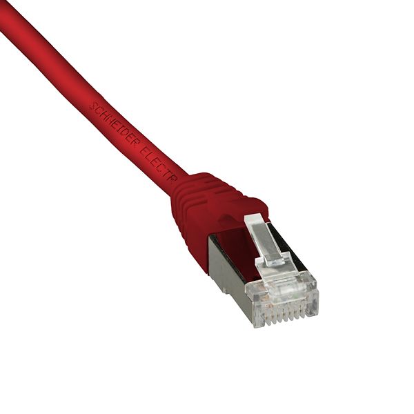 Schneider ElectricActassi, 1m Cat6, Red, F/UTP Shielded, Terminated Polyethylene Sheath