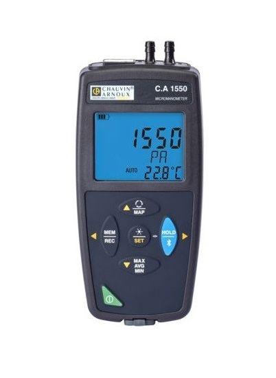 Chauvin Arnoux CA 1550 Differential Manometer, Max Pressure Measurement 2450Pa