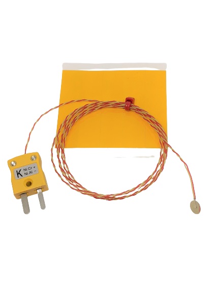 RS PRO Type K Copper Disc Thermocouple 2m Length, 6.35mm Diameter, 0°C → +200°C