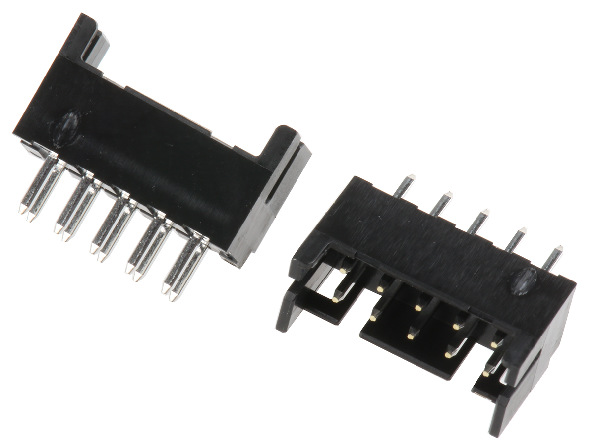 Hirose DF11 Series Straight Through Hole PCB Header, 10 Contact(s), 2 mm Pitch, 2 Row, Shrouded