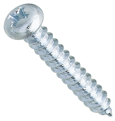Yahata Neji Steel Pan Head Self Tapping Screw, M4 x 12mm Long