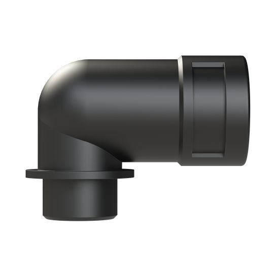 Conduit Fitting, 17mm Nominal Size, M20, Polyamide 6, Black
