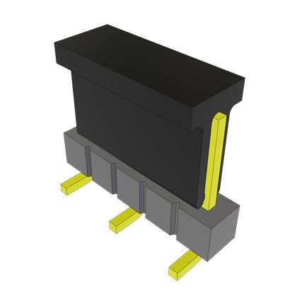 Samtec TSM Series Vertical Surface PCB Header, 5 Contact(s), 2.54 mm Pitch, 1 Row, Unshrouded