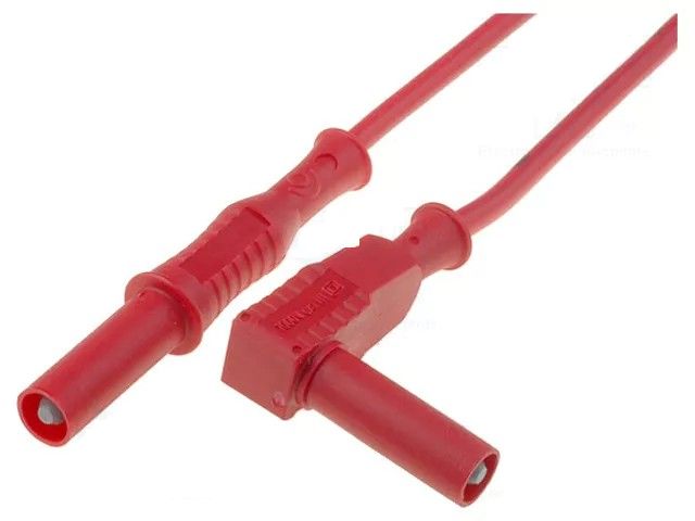 Electro PJP Banana Plug, 36A, 1kV, Red