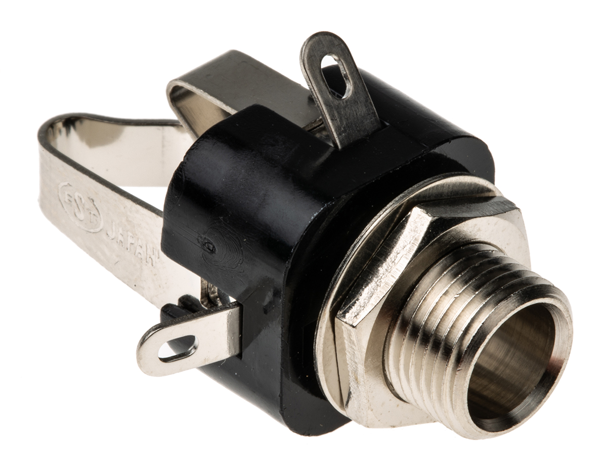 Lumberg Jack Connector Panel Mount Stereo Socket, 3Pole 2A