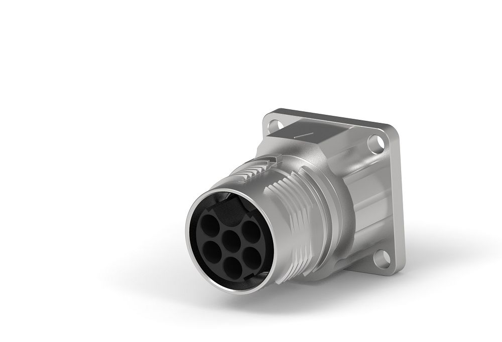 TE Connectivity Circular Connector, 7 Contacts, Panel, Standard Connector, Plug, Male, IP67, Speedtec 917 Series