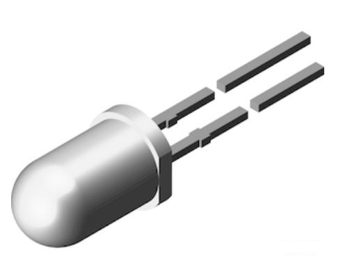 Vishay2.4 V Green LED 5 mm Through Hole, TLHG642 TLHG6420-CSZ