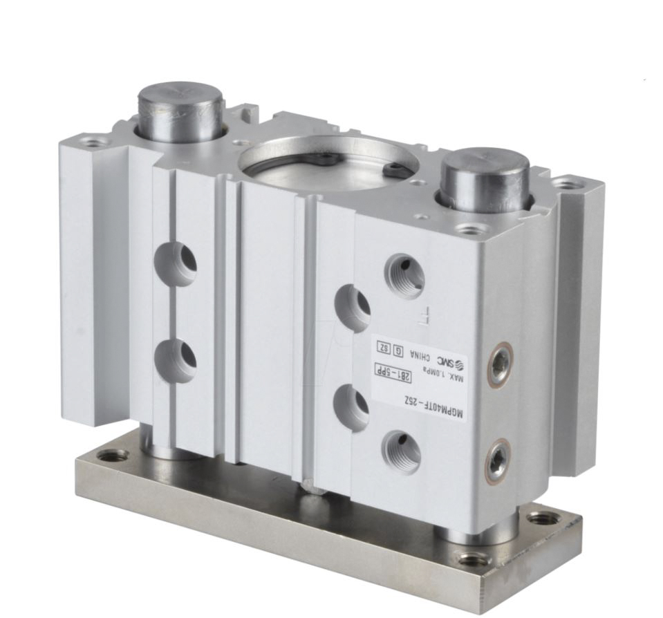 SMC Pneumatic Guided Cylinder - 40mm Bore, 25mm Stroke, MGP Series, Double Acting