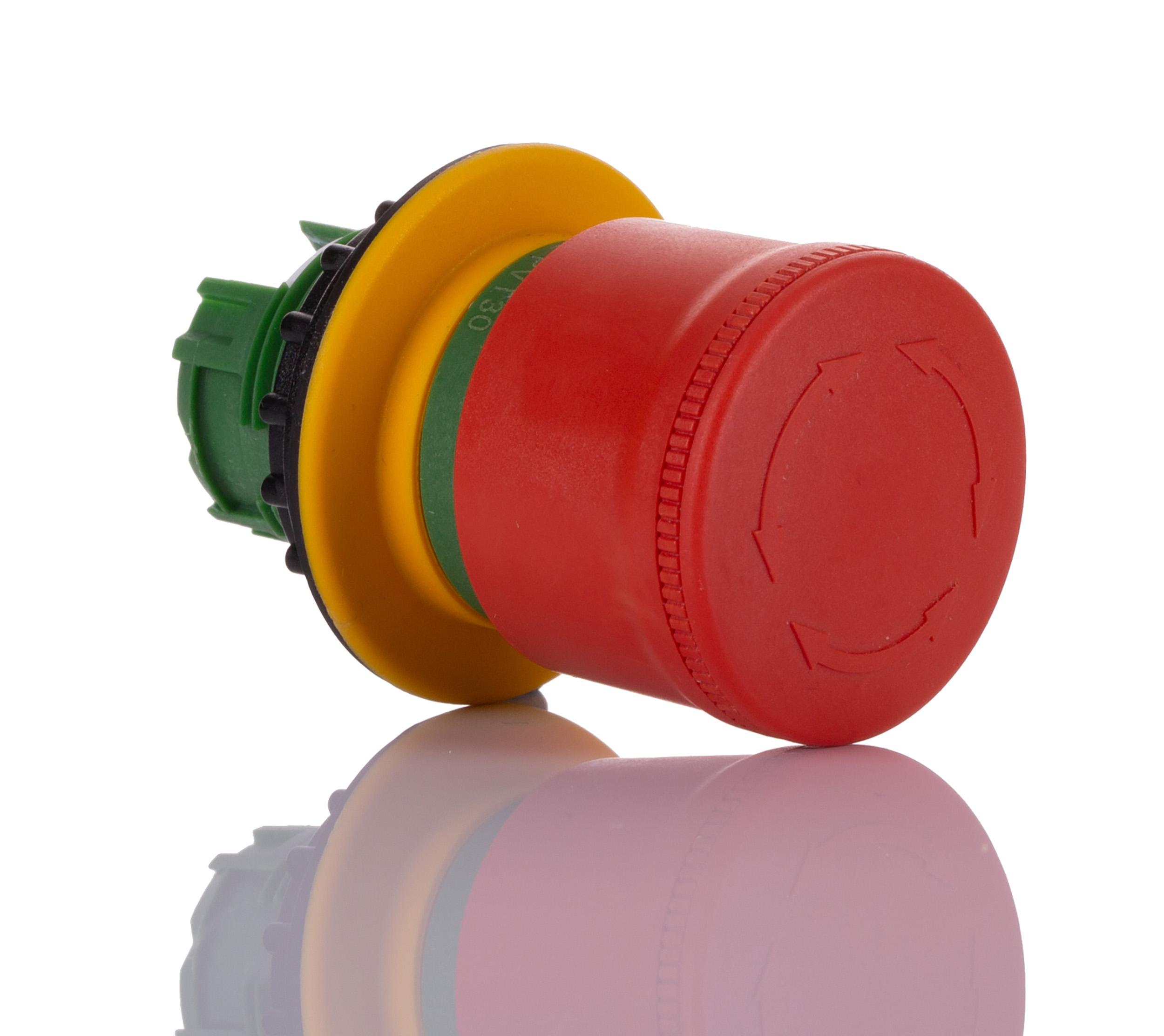 Eaton M22 Series, Twist Release, Emergency Stop Push Button Head 30mm Diameter