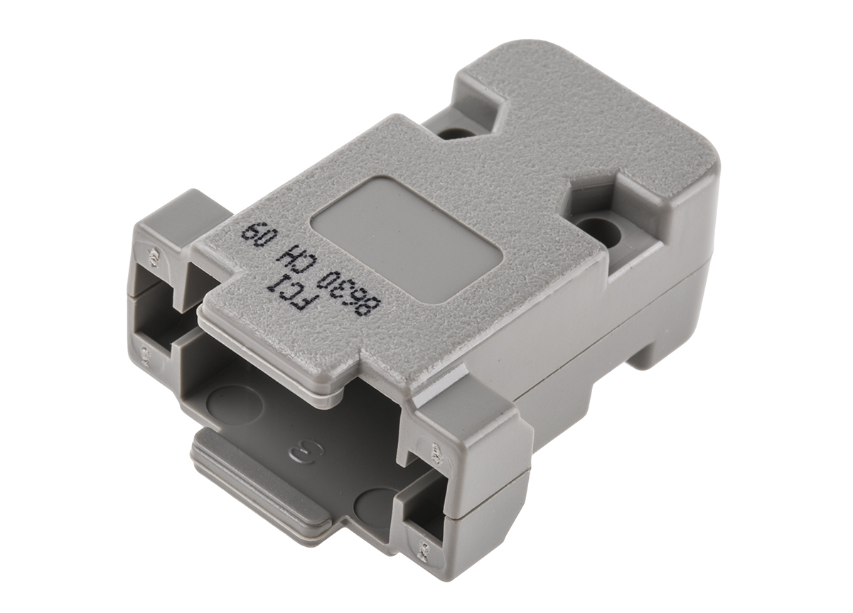 Amphenol Communications Solutions 8630CH Series Thermoplastic D Sub Backshell, 9 Way