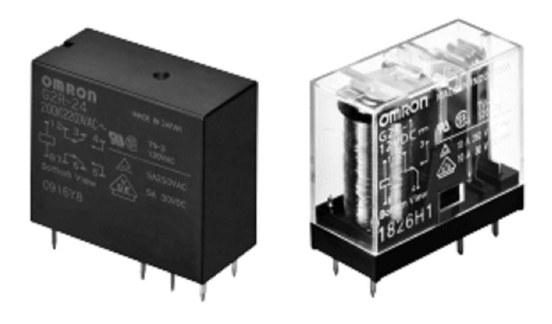 Omron PCB Mount Latching Power Relay, 24V Coil, 5A Switching Current, DPDT