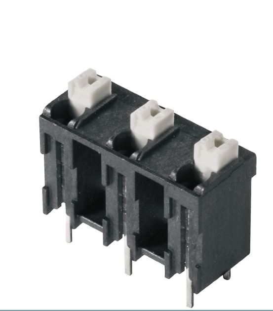 Weidmuller LSF Series PCB Terminal Block, 3-Contact, 7.62mm Pitch, Surface Mount, 1-Row, Through Hole Termination