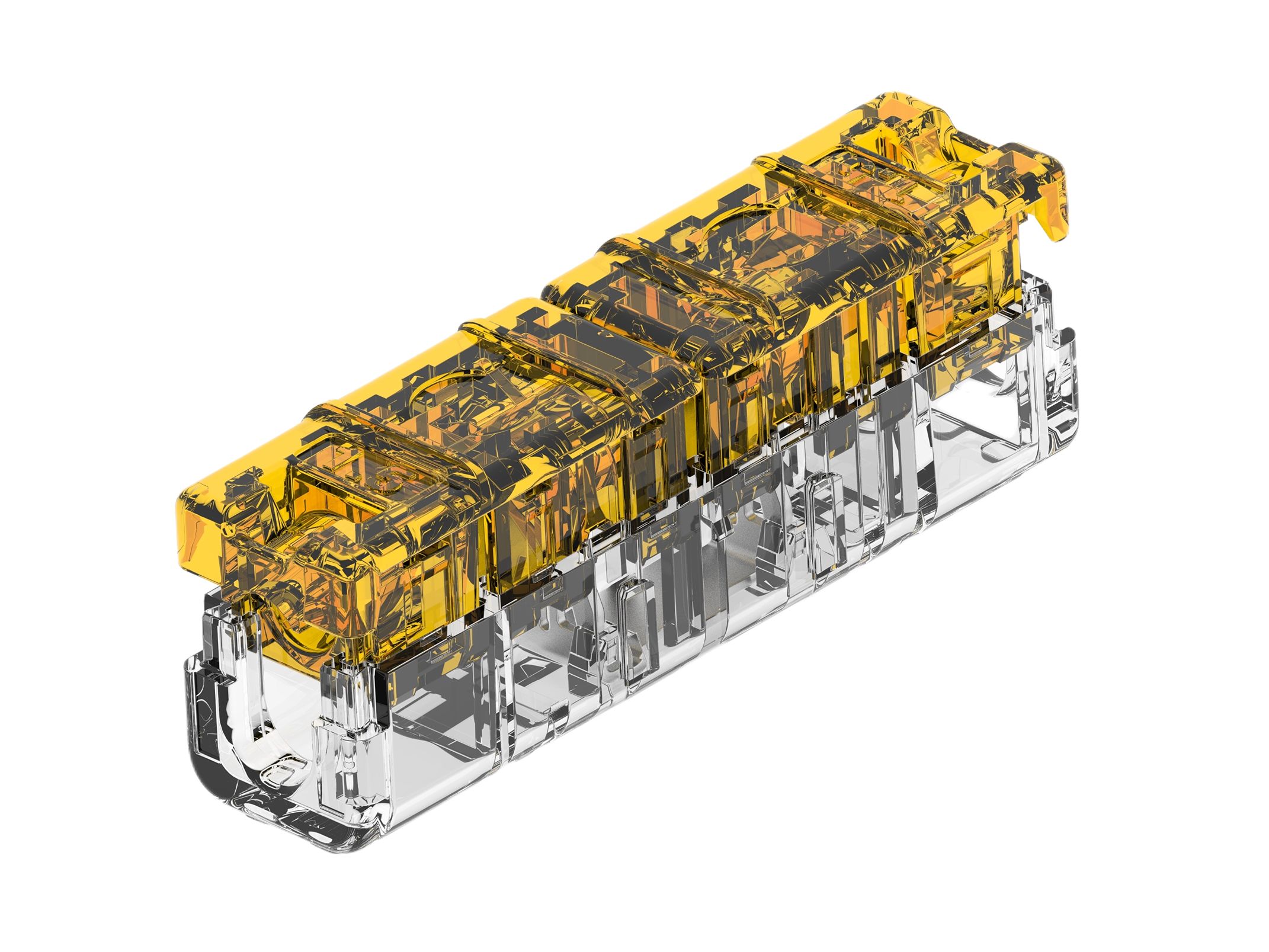 TE Connectivity, 2378100 Wire Splice Wire Splice Connector, Clear, Yellow, Insulated 16 → 14 AWG