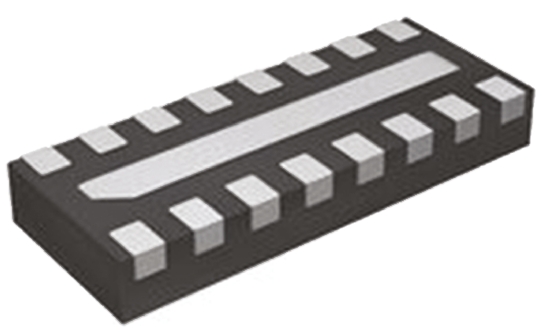 Semtech ECLAMP2410P.TCT, Hex-Element Bi-Directional EMI Filter & ESD Protector, 16-Pin SLP EP