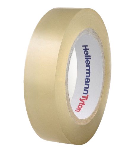 HellermannTyton HellermannTyton Transparent PVC Electrical Insulation Tape, 15mm x 10m