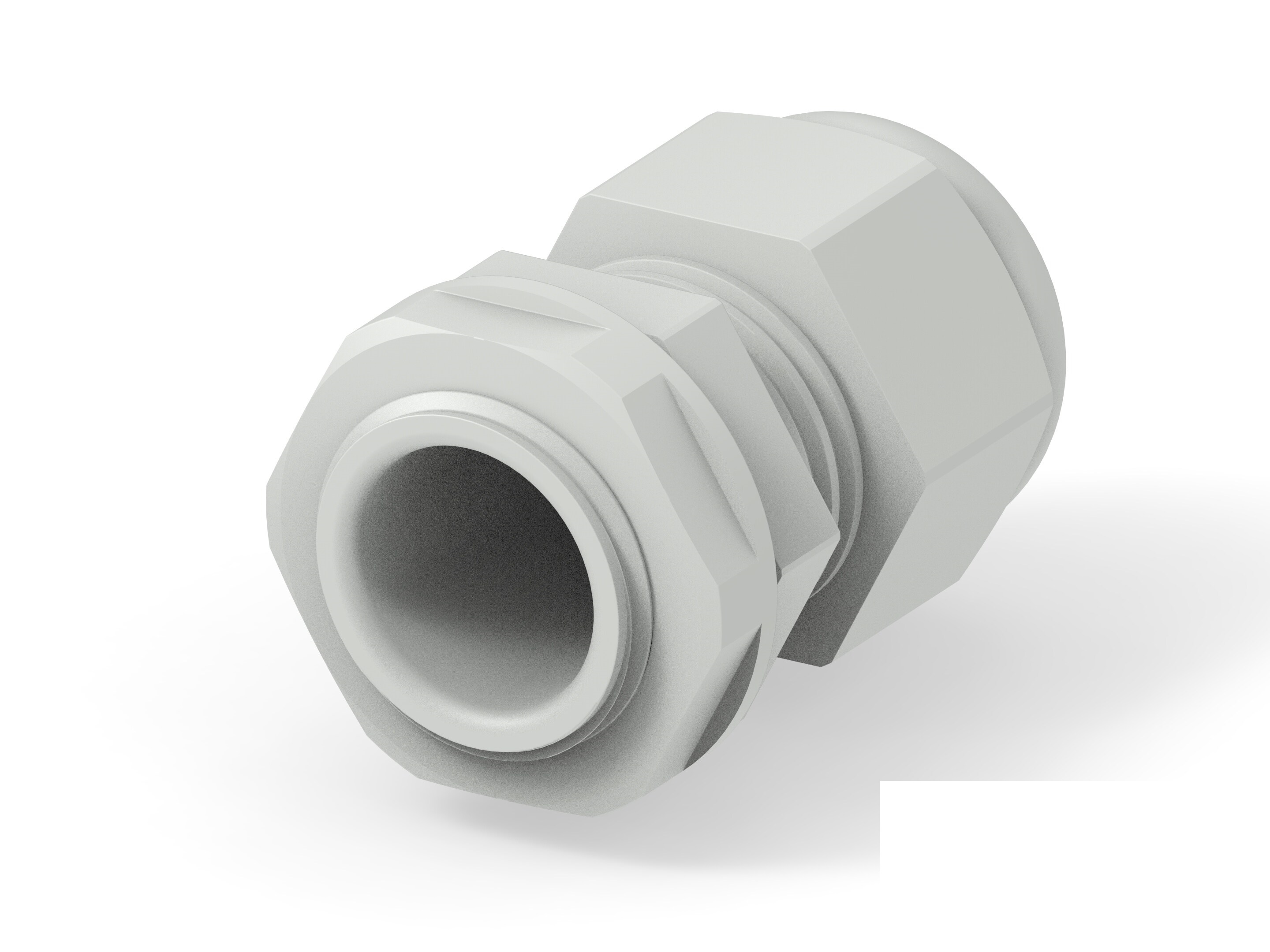 Entrelec 1SNG Series Light Grey PA 6 Cable Gland, PG11 Thread, 5mm min., 10mm max., IP66, IP68