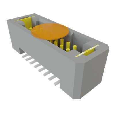 Samtec TFM Series Vertical Through Hole and Surface Mount PCB Header, 16 Contact(s), 1.27 mm Pitch, 4 Row, Shrouded