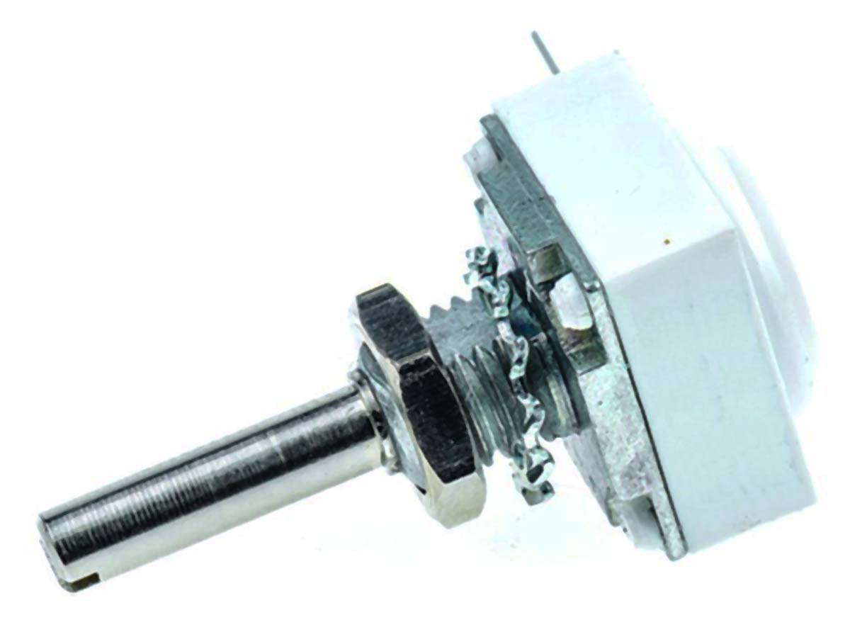Vishay 148 5kΩ Rotary Potentiometer 1-Gang, Panel Mount (Through Hole), 14810F0GJSX10502KA