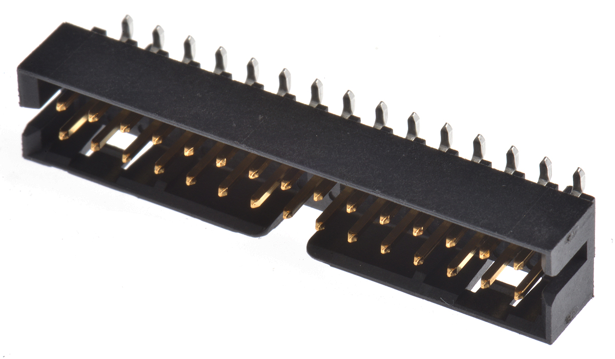Molex Milli-Grid Series Straight Surface PCB Header, 30 Contact(s), 2 mm Pitch, 2 Row, Shrouded
