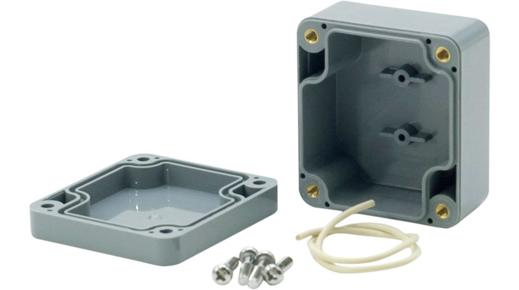 Plastic Enclosure 58x64x35mm Dark Grey A