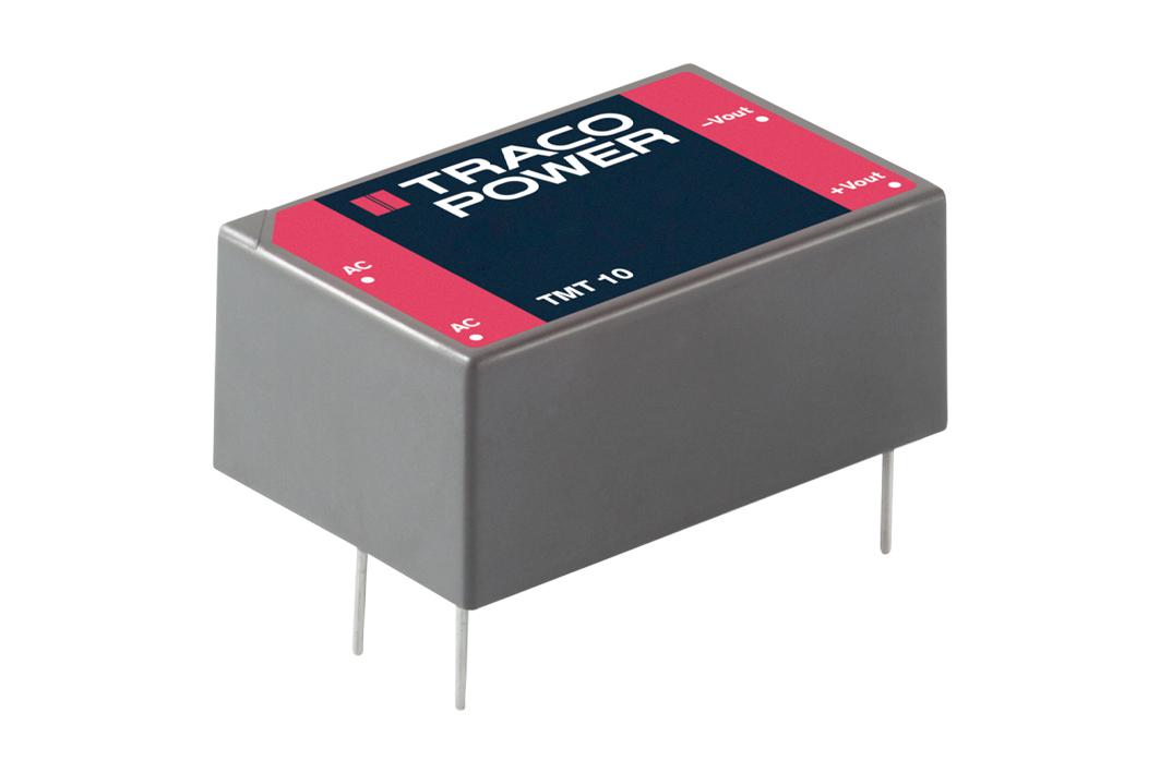 TRACOPOWER Switching Power Supply, TMT 10124, 24V dc, 420mA, 10W, 1 Output, 85 → 264 V ac, 85 → 370 V dc